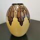 Vase vintage forme d'œuf style Art Déco