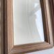 Duo cadres en pin, vitres recentes