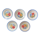 Lot flat plates model "Rustic" Sarreguemines