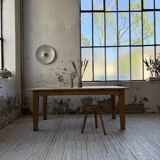 Solid oak farmhouse table 180 cm