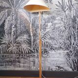 Scandinavian pine floor lamp