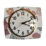 Vintage clock formica silent wall clock "BC Paris Quartz"