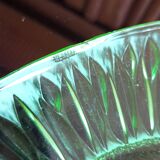 Rectangular serving dish and a tempered glass ravier Vereco 70s