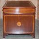 Sheraton desk restored Victorian leather
