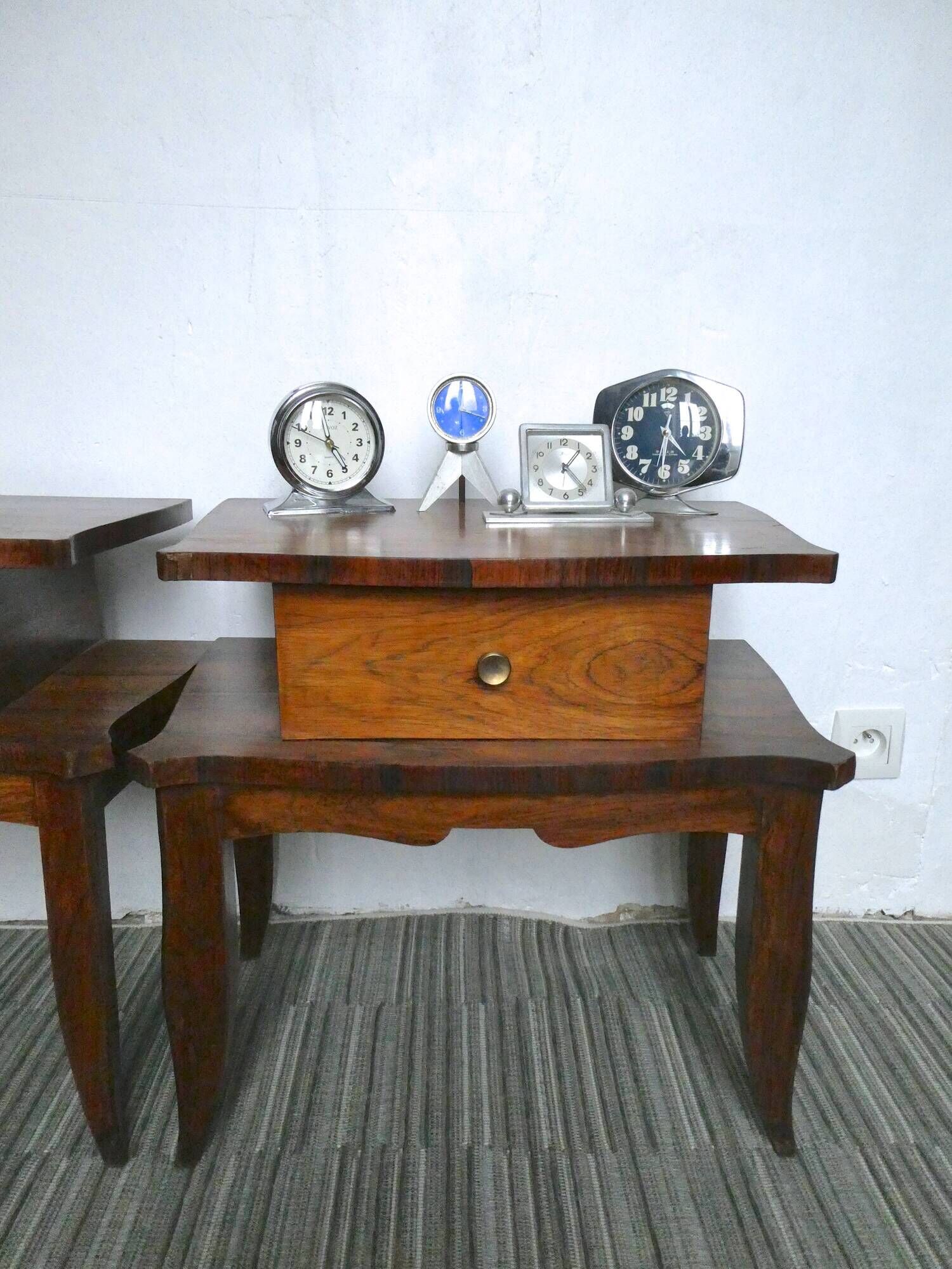 Pair of nightstands Art Deco of the 1930s