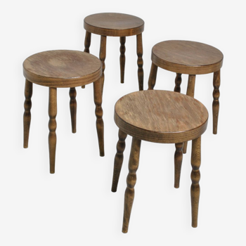 Low bistro stools 1960