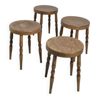 Low bistro stools 1960