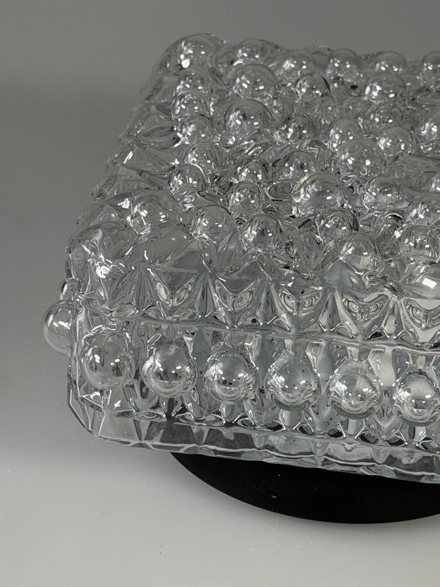 1960s 1970s Ceiling or Wall Lamp Bubble Glass Germany Space Age Design