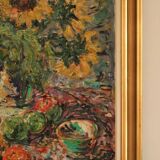 Still life with sunflowers by Gustaf Sjöö