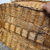 Large woven wicker basket