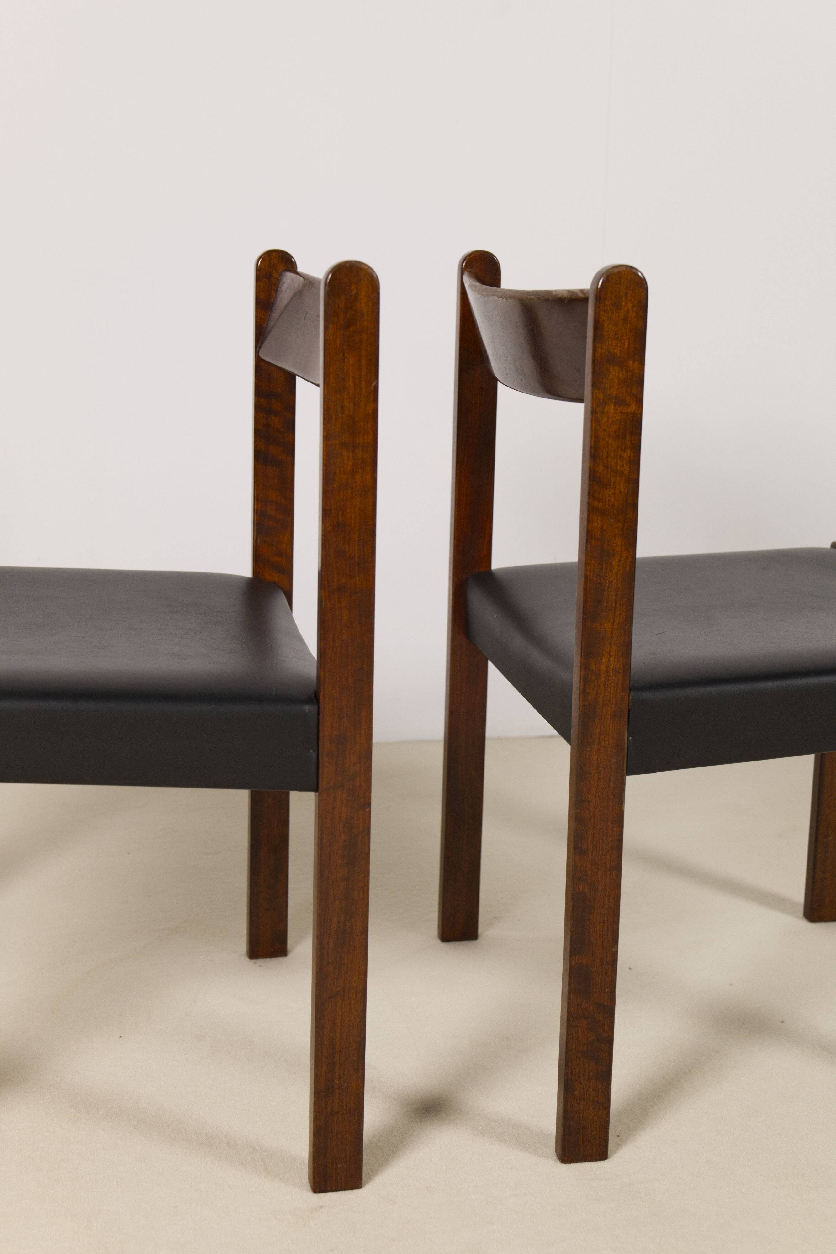 6x Dining chairs Alfred Hendrickx for Belform, 1960s, Belgium