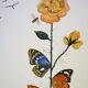Salvador Dali: Flordali, The Butterfly Rose, original signed lithograph
