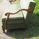 Louis XIII Style Convertible Sofa Sheep Bones