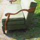 Louis XIII Style Convertible Sofa Sheep Bones