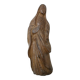 Antique small wooden sculpture of a Madonna from the 18th century