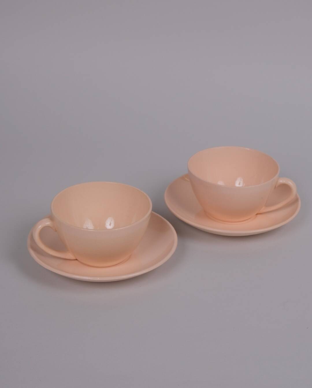 Digoin porcelain cups and saucers