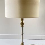 70s lamp with wood effect lampshade