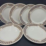 6 assiettes plates Maryse par Givors