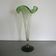 Antique Green Murano Glass Arum Vase