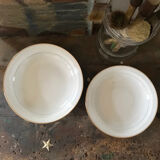 Duo de plats en porcelaine uml