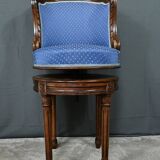 Louis XVI Style Beech Swivel Harpist Chair – Early 20th Century