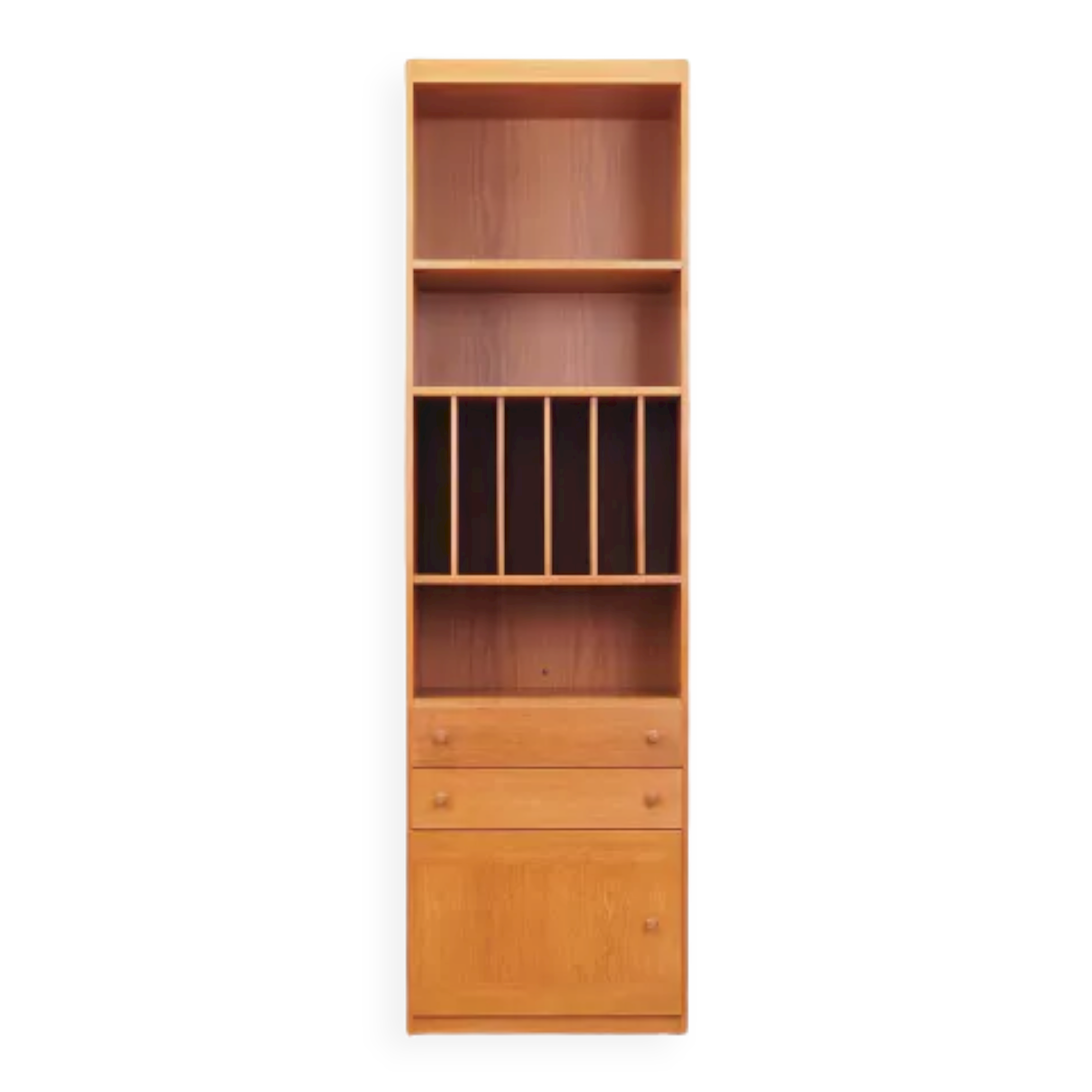 Ash bookcase, Danish design, 1970s, production: Skovby Møbelfabrik