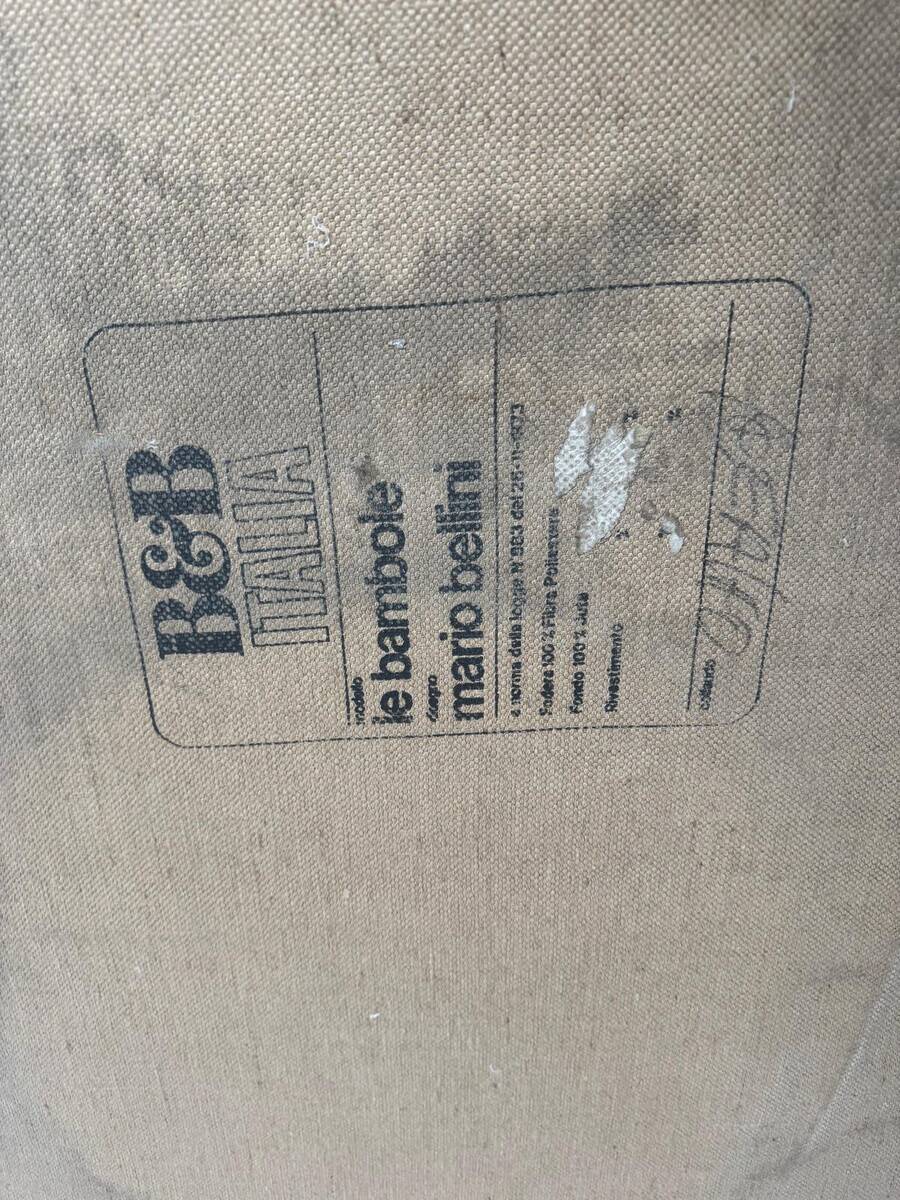 Canapé moderne du milieu du siècle, modèle Le Bambole, par Mario Bellini pour B&B Italia, 1970