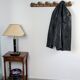 Vintage bamboo carved wood coat rack with 7 hooks – Natural elegance
