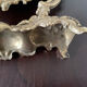 Miroir psyché en bronze doré 34 X 31cm