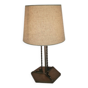 Art Deco - Bahaus style - copper - bronze - 'twisted legs' - 1930s