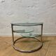 Glass coffee table with 2 swivel tops