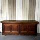 Large antique haberdashery counter in oak