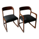 Armchair and sleigh chair by Baumann