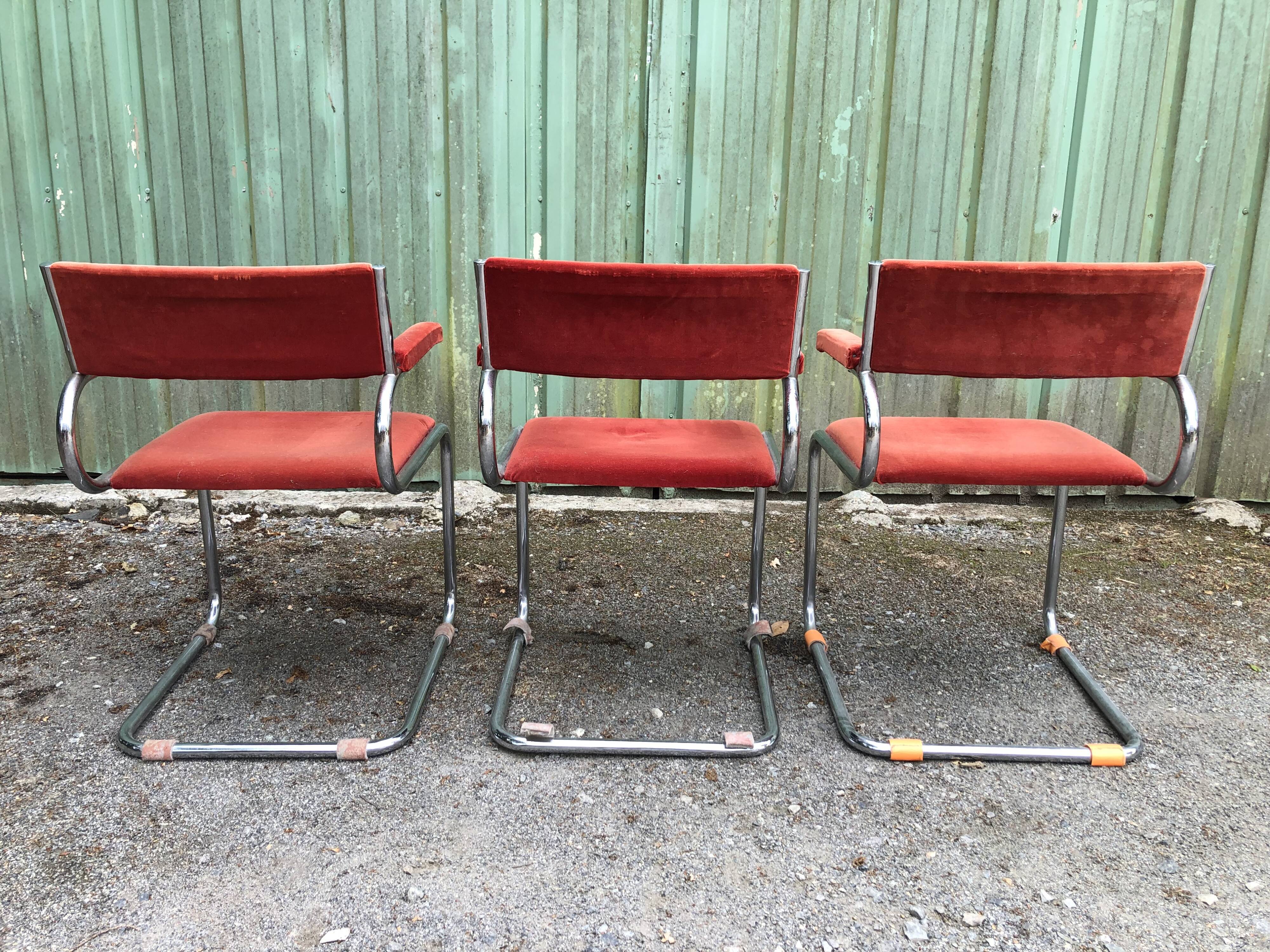 Set of 6 armchairs