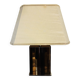 Vintage table lamp in smoked Plexiglas and metal - 1970s design