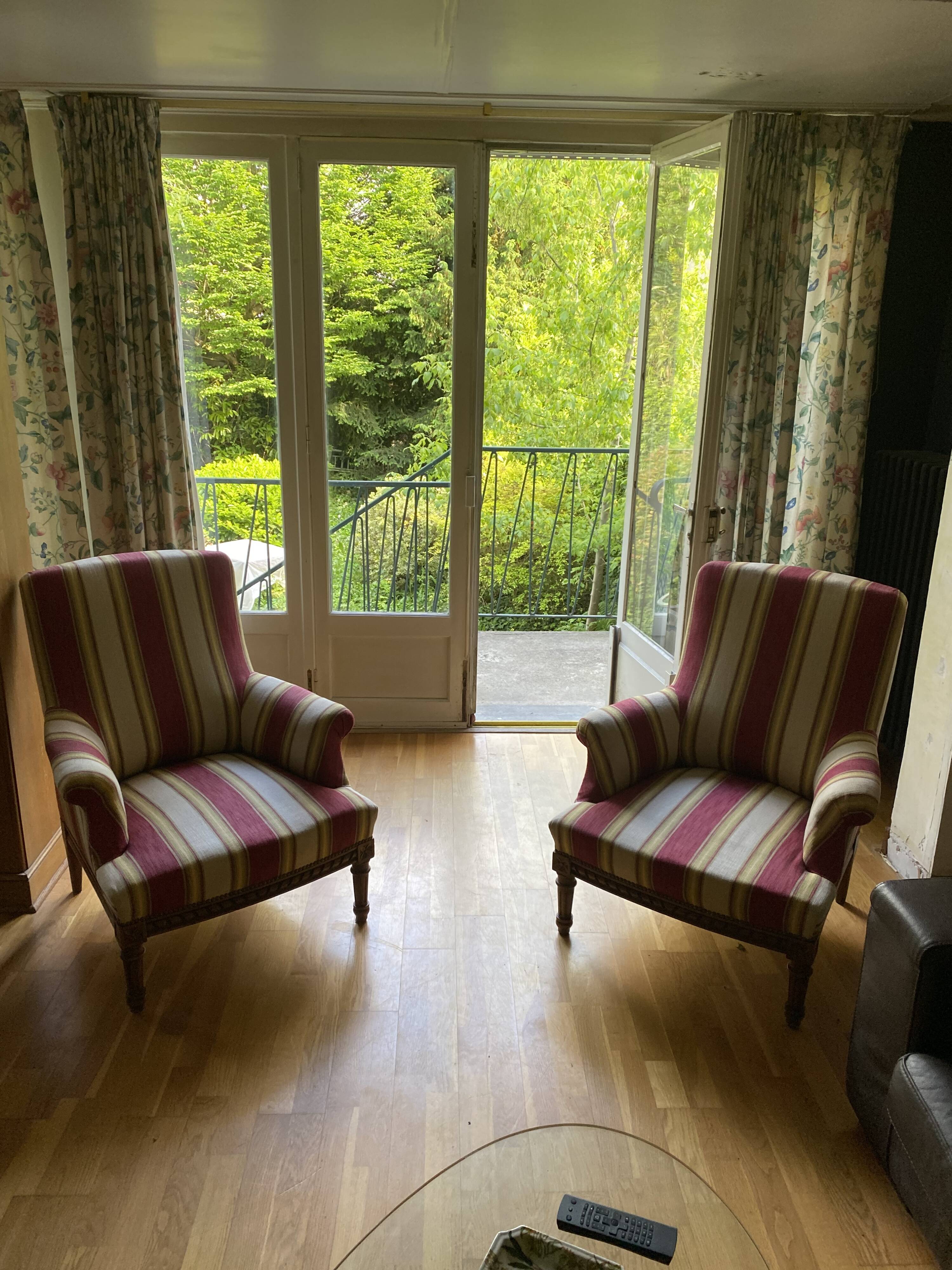 Paire de fauteuils anglais XIXe siècle