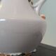 Antique Bassano ewer in cracked ceramic