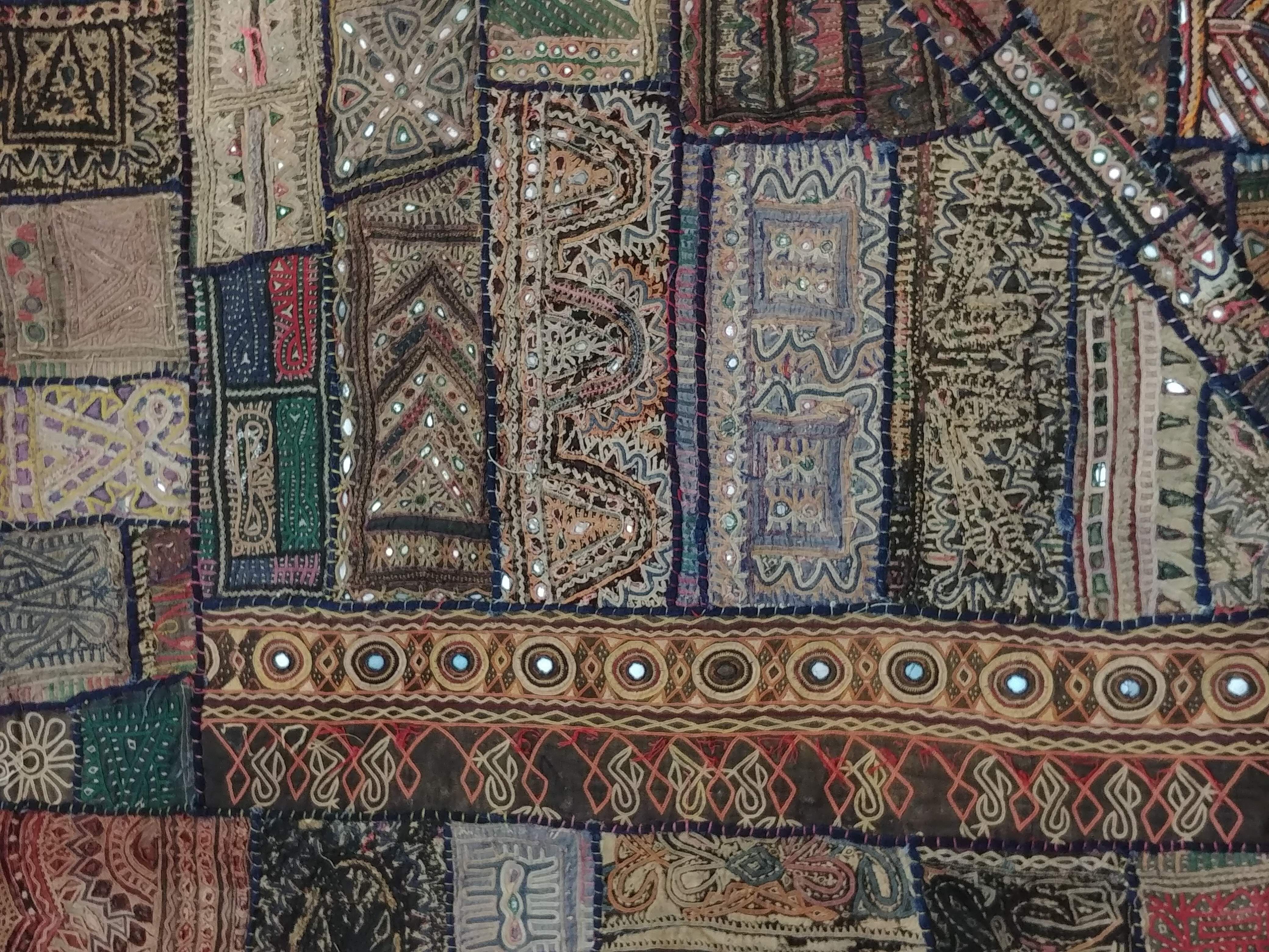 old patchwork Kutch, Gujarat, India - 190x240cm