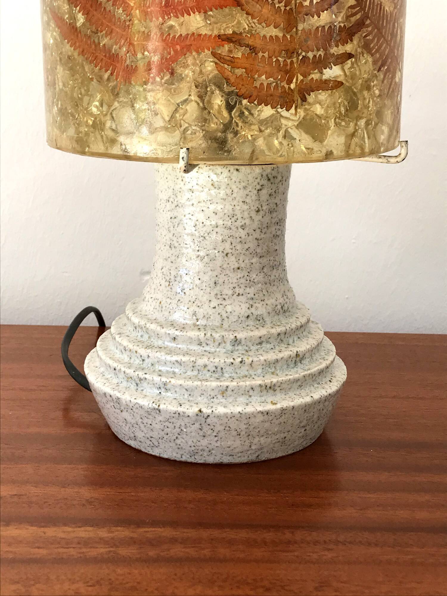 Accolay ceramic lamp vintage 70s