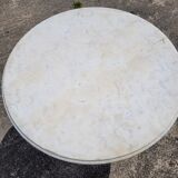 Bistro table with marble top
