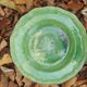 Hollow plate in green glazed clay Etienne Noël