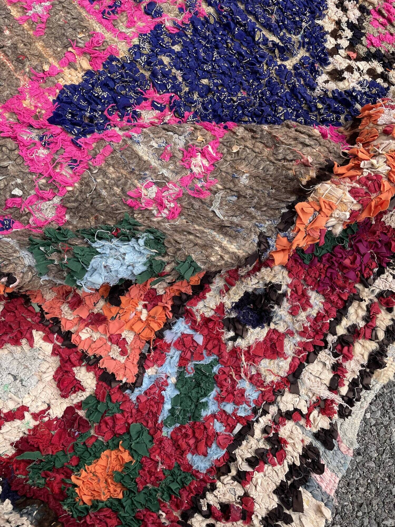 Vintage azilal berber rug 150x250 cm