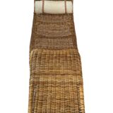 Karlskrona Rattan Wicker Chaise Lounge by Karl Malmvall for Ikea