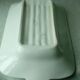 Digoin Sarreguemines earthenware slip asparagus dish