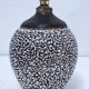 Pied de lampe céramique crispée art déco dans le style Louis Dage Jean Besnard années 30