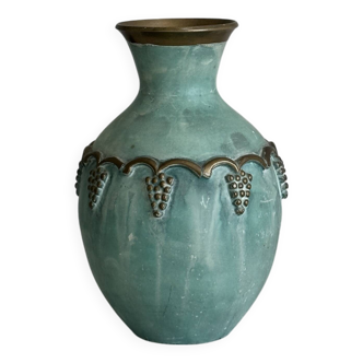 brass vase