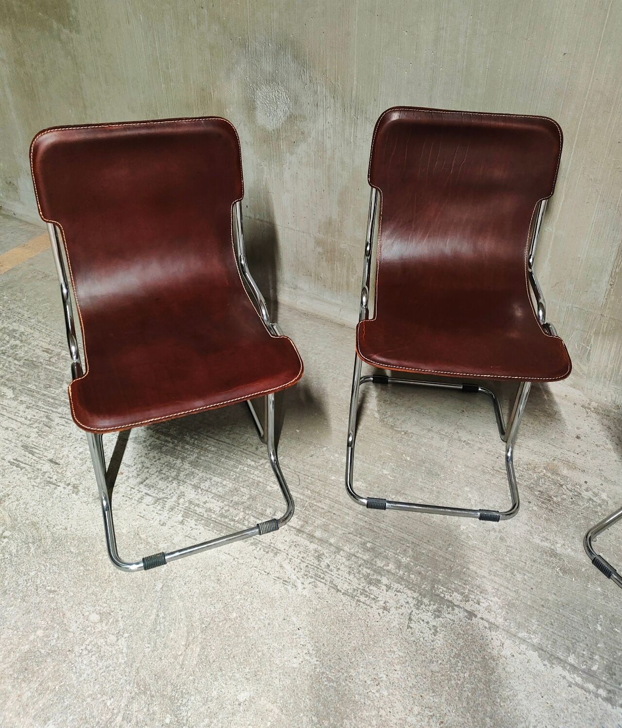 4 dining chairs model Calla by Antonio Ari Colombo for Arflex