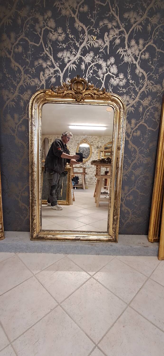 Miroir époque Louis Philippe 149 x 87