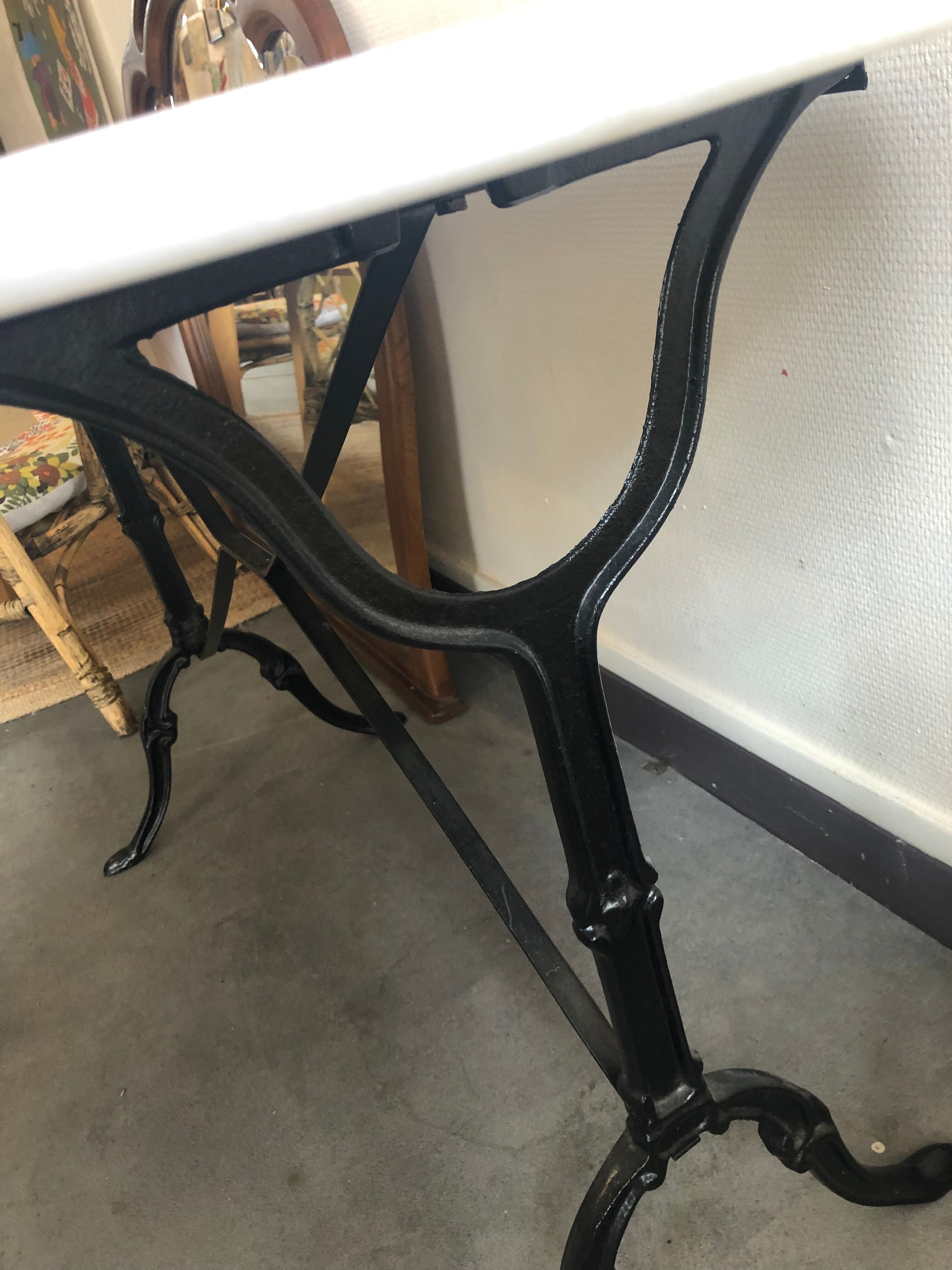 Marble bistro table