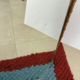 Vintage rattan mirror